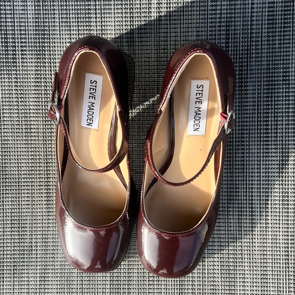 Steve Madden Tiffane Shoes Burgundy Size 7 NWOT - Picture 10 of 10